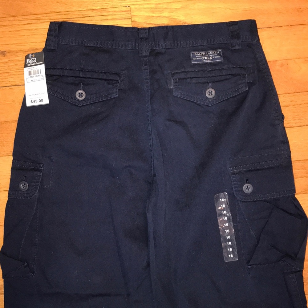 NWT polo Ralph Lauren Blue Cargo Pants
